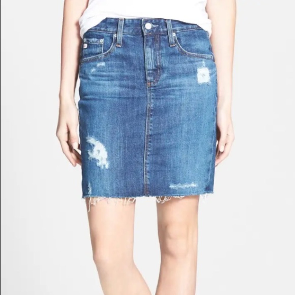 Adriano Goldschmied Erin Denim Pencil Skirt